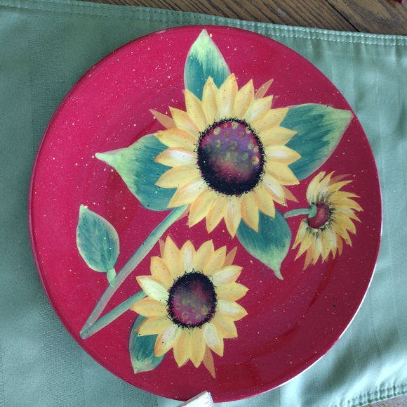 🌻 Sunflower Dinner Plate 11" - Picture 1 of 3